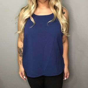 ❌❌ SOLD ❌❌ Forever 21 PLUS navy blouse